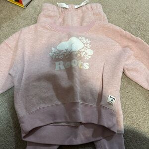 Roots Pink Sweatshirt Set